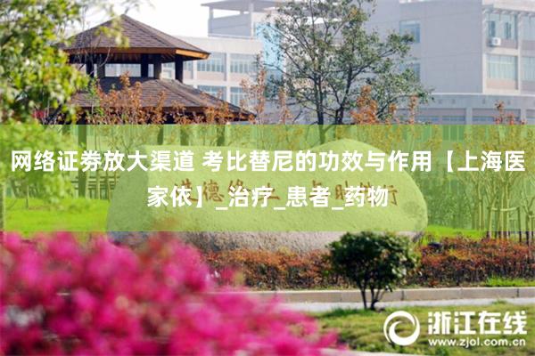 网络证劵放大渠道 考比替尼的功效与作用【上海医家依】_治疗_患者_药物