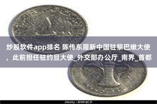 炒股软件app排名 陈传东履新中国驻黎巴嫩大使，此前担任驻约旦大使_外交部办公厅_南界_首都